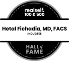 RealSelf Hall of Fame Inductee Hetal Fichadia, MD, FACS badge